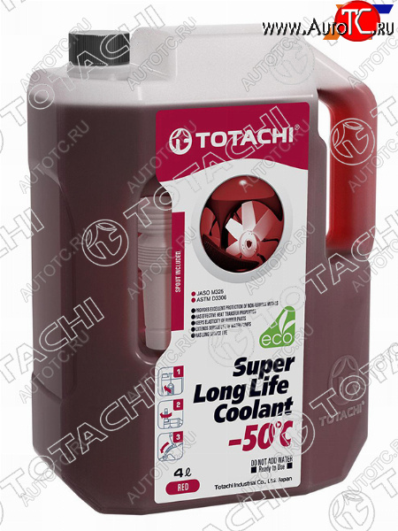 1 279 р. Антифриз (SUPER LLC 4 л. -50 C красный) TOTACHI 41904  с доставкой в г. Керчь