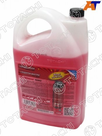 1 239 р. Антифриз (NIRO COOLANT G12+ 5 кг. -40 C красный) TOTACHI 43105  с доставкой в г. Керчь. Увеличить фотографию 1