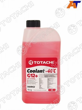 293 р. Антифриз (NIRO COOLANT G12+ 1 кг. -40 C красный) TOTACHI 43101  с доставкой в г. Керчь. Увеличить фотографию 1