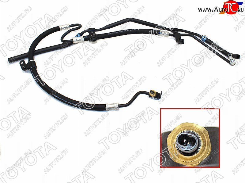 29 699 р. Шланг ГУР Toyota Land Cruiser (J200) 07-21 TOYOTA 44410-60721  с доставкой в г. Керчь