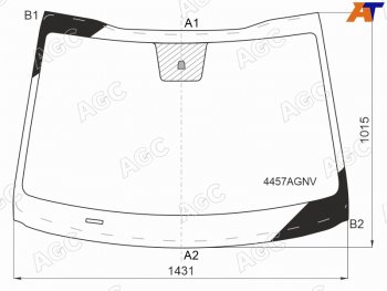 12 199 р. Стекло лобовое Kia Ceed 18-21 AGC 4457AGNV  с доставкой в г. Керчь. Увеличить фотографию 1