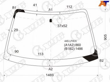 6 649 р. Стекло лобовое Subaru Impreza 00-07  Saab 9-2X 04-06  Subaru Impreza WRX 00-07  Impreza WRX STI 0 XYG 44S LFW/X  с доставкой в г. Керчь. Увеличить фотографию 1
