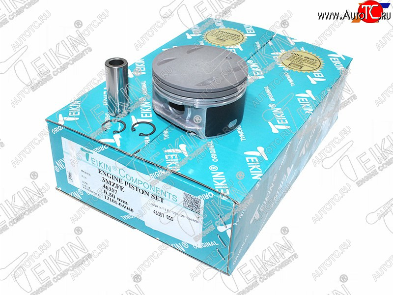 12 749 р. Комплект поршней с пальцами TEIKIN (3MZ-FE)  Toyota Highlander  XU20 - Kluger  XU20  с доставкой в г. Керчь