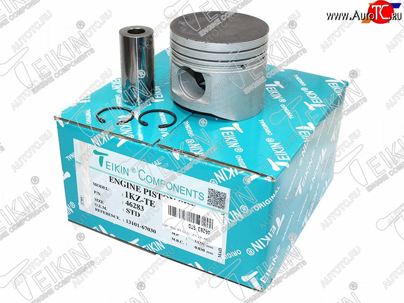 10 249 р. Поршень (к-т 4 шт без охлаждения) TOYOTA SURFPRADO 1KZ-TE 96- TEIKIN 46283 STD  с доставкой в г. Керчь