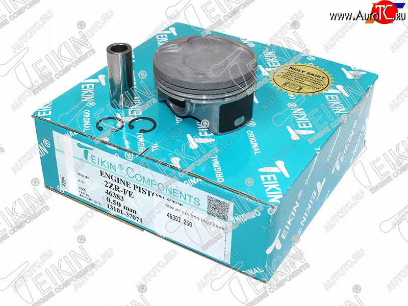 5 999 р. Комплект поршней с пальцами TEIKIN (2ZR-FE)  Toyota Allion  T260 - Corolla Axio  (E140) седан  с доставкой в г. Керчь