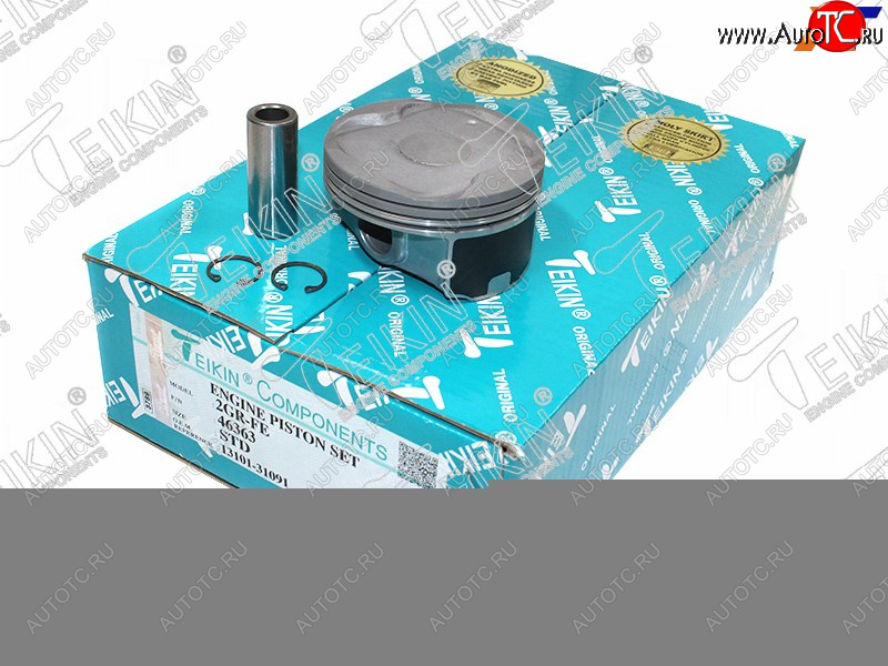 11 899 р. Комплект поршней с пальцами TEIKIN (2GR-FE)  Toyota Camry  XV40 - Venza  GV10  с доставкой в г. Керчь