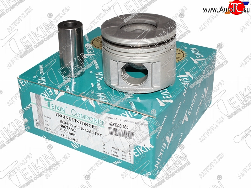 23 999 р. Поршень (к-т 4 шт с охлаждением) TOYOTA HILUX SURFLAND CRUISER KDJ9# 1KD-FTV 00-04 TEIKIN 46675AG 050  с доставкой в г. Керчь