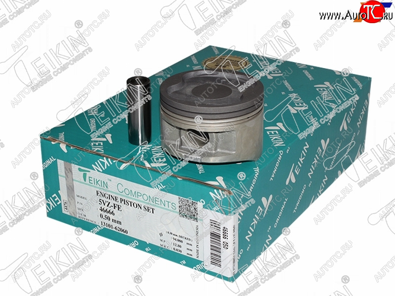 13 649 р. Комплект поршней с пальцами TEIKIN (5VZ-FE) Toyota 4Runner N120,N130 5 дв. дорестайлинг (1989-1992)  с доставкой в г. Керчь
