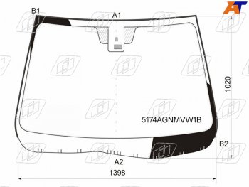 8 299 р. Стекло лобовое (Датчик дождя Молдинг) FUYAO Mazda 6 GH рестайлинг универсал (2010-2012)  с доставкой в г. Керчь. Увеличить фотографию 2