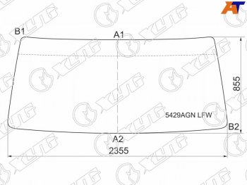 10 849 р. Стекло лобовое Mercedes-Benz Actros 96-  Foton Auman EST A (BJ4189) 22-  Sisu 6x2 00-  ГАЗ Валдай XYG 5429AGN LFW  с доставкой в г. Керчь. Увеличить фотографию 1