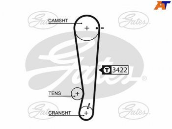 1 299 р. Ремень ГРМ HYUNDAI GETZ (1,1L) 02-09GETZ 1,1L 09-PICANTO 08- GATES 5511XS  с доставкой в г. Керчь. Увеличить фотографию 1