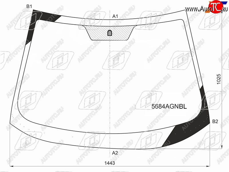 6 199 р. Стекло лобовое Mitsubishi Lancer 07-17  Lancer Evolution 07-17 FUYAO 5684AGNBL  с доставкой в г. Керчь