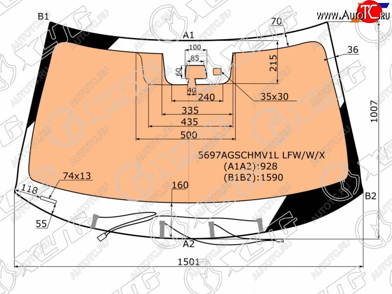 23 999 р. Стекло лобовое (Обогрев полный Камера Датчик дождя) Mitsubishi Outlander 12-18 XYG 5697AGSCHMV1L LFW/W/X  с доставкой в г. Керчь