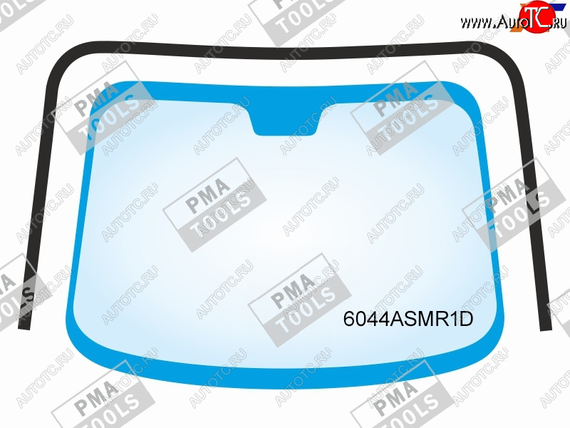 3 399 р. Молдинг лобового стекла (панорамная крыша) PMA Nissan Qashqai 1 J10 рестайлинг (2010-2013)  с доставкой в г. Керчь