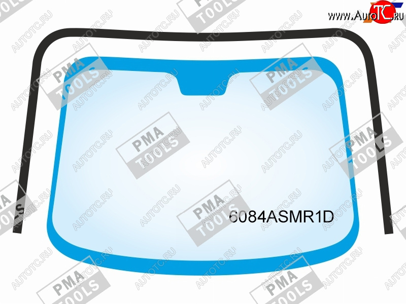 3 699 р. Молдинг лобового стекла PMA Nissan Qashqai 2 J11 дорестайлинг (2013-2019)  с доставкой в г. Керчь