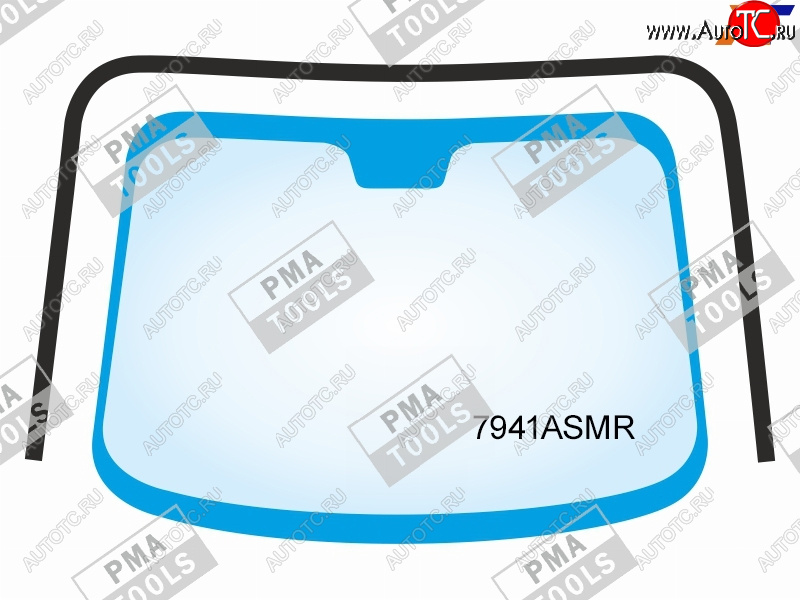 3 599 р. Молдинг лобового стекла (П-образный) PMA Subaru Forester SJ рестайлинг (2016-2019)  с доставкой в г. Керчь