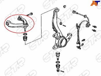 Рычаг верхний HONDA CR-V 96-01 LH CTR CQHO-34L