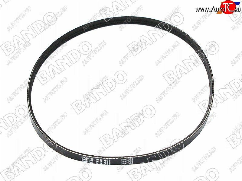 339 р. Ремень поликлиновой TOYOTA 3S#4S-FE (PS) ST19#ST21#ST20#SV4#SXA1#SXN1#SXM1# MAZDA CAPELLA GD BANDO 3PK760  с доставкой в г. Керчь