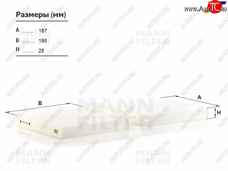 1 539 р. Фильтр салона MANN  BMW X3  F25 - X4  F26  с доставкой в г. Керчь