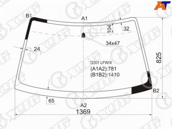 4 999 р. Стекло лобовое Mazda Demio 96-02  Ford Festiva 96-99 XYG D201 LFW/X  с доставкой в г. Керчь. Увеличить фотографию 1
