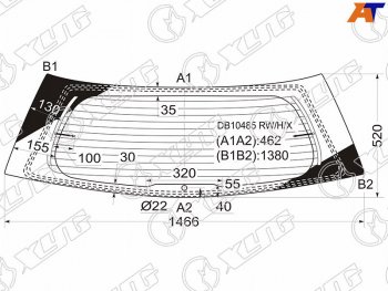 10 999 р. Стекло заднее с обогревом CADILLAC SRX 04-10 XYG DB10485 RW/H/X, db10485rwhx XYG DB10485 RW/H/X  с доставкой в г. Керчь. Увеличить фотографию 1