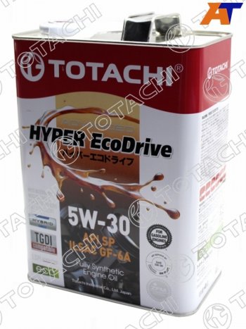 4 099 р. Масло моторное cинтетическое TOTACHI HYPER Ecodrive 5W-30 SPGF-6A 4л TOTACHI E0304  с доставкой в г. Керчь. Увеличить фотографию 1