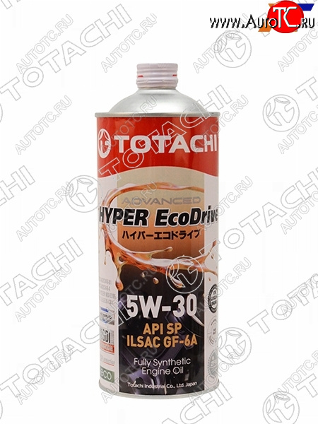1 299 р. Масло моторное cинтетическое TOTACHI HYPER Ecodrive 5W-30 SPGF-6A 1 л TOTACHI E0301  с доставкой в г. Керчь