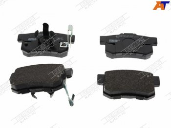 Колодки тормозные задние RH-LH SAT Honda CR-V RD4,RD5,RD6,RD7,RD9  дорестайлинг (2001-2004) (С крепежом в поршень суппорта)