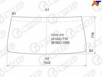 8 949 р. Стекло лобовое Mitsubishi Fuso Canter FE5 93-02  Fuso Canter FE6 93-02 XYG FE500 LFW  с доставкой в г. Керчь. Увеличить фотографию 1