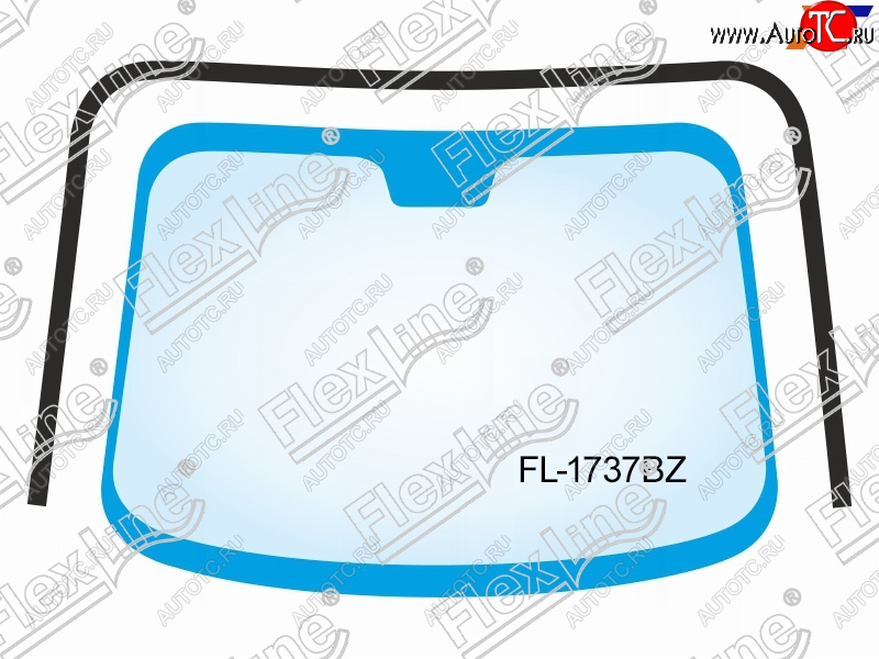 2 599 р. Молдинг лобового стекла (П-образный) FLEXLINE Chevrolet Captiva  дорестайлинг (2006-2011)  с доставкой в г. Керчь