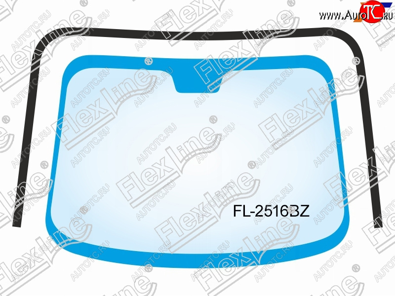 3 889 р. Молдинг лобового стекла (П-образный) FLEXLINE  Hyundai Tucson  JM (2004-2010)  с доставкой в г. Керчь