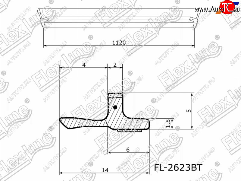 729 р. Молдинг лобового стекла (Сверху) FLEXLINE  Lexus IS250  XE20 (2005-2013) седан дорестайлинг  с доставкой в г. Керчь