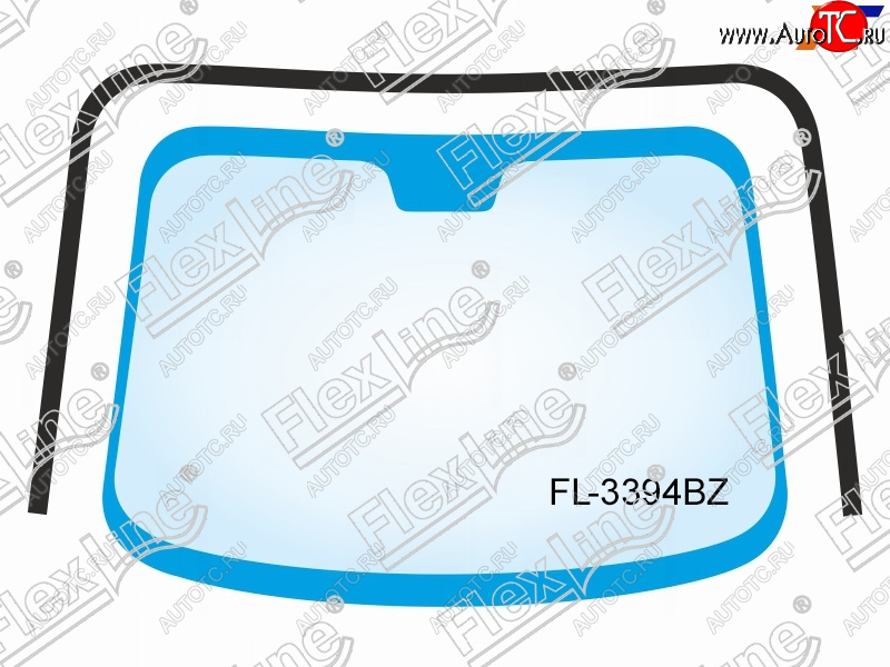 1 899 р. Молдинг лобового стекла (П-образный) FLEXLINE  CITROEN C4 aircross (2012-2017), Mitsubishi ASX (2010-2020), Mitsubishi RVR  3 (2010-2019)  с доставкой в г. Керчь