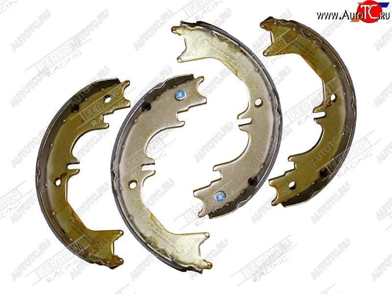 5 899 р. Колодки барабанные задние RH-LH SAT Toyota Land Cruiser 100 2-ой рестайлинг (2005-2007) (комплект 4шт)  с доставкой в г. Керчь