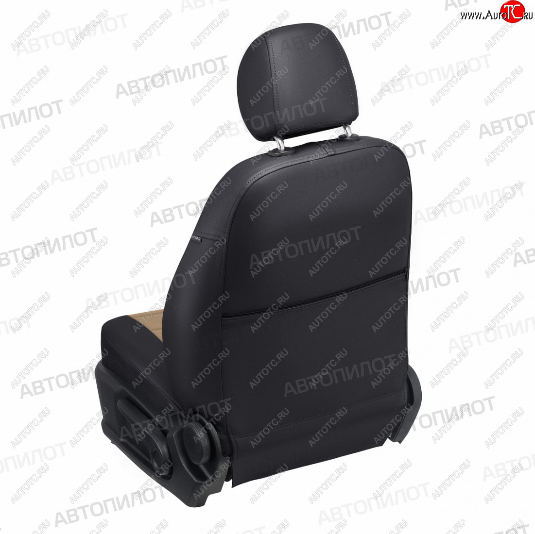 13 649 р. Чехлы сидений (экокожа) Автопилот  Audi A6  C7 (2010-2018) дорестайлинг, седан, рестайлинг, седан (черный/темно-бежевый)  с доставкой в г. Керчь