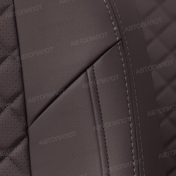 14 249 р. Чехлы сидений (экокожа) Автопилот Ромб  BMW 1 серия  F21 (2011-2020) хэтчбэк 3 дв. дорестайлинг, хэтчбэк 3 дв. 1-ый рестайлинг, хэтчбэк 3 дв. 2-ой рестайлинг (шоколад)  с доставкой в г. Керчь. Увеличить фотографию 2