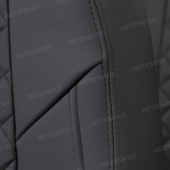 14 249 р. Чехлы сидений (экокожа) Автопилот Ромб  Chery Amulet (Corda)  A15 (2003-2010) лифтбэк (черный)  с доставкой в г. Керчь. Увеличить фотографию 2