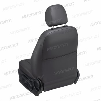 8 249 р. Чехлы сидений (экокожа, 14-16) Автопилот  Chevrolet Niva  2123 (2009-2020), Лада 2123 (Нива Шевроле) (2009-2020) (темно-серый)  с доставкой в г. Керчь. Увеличить фотографию 4