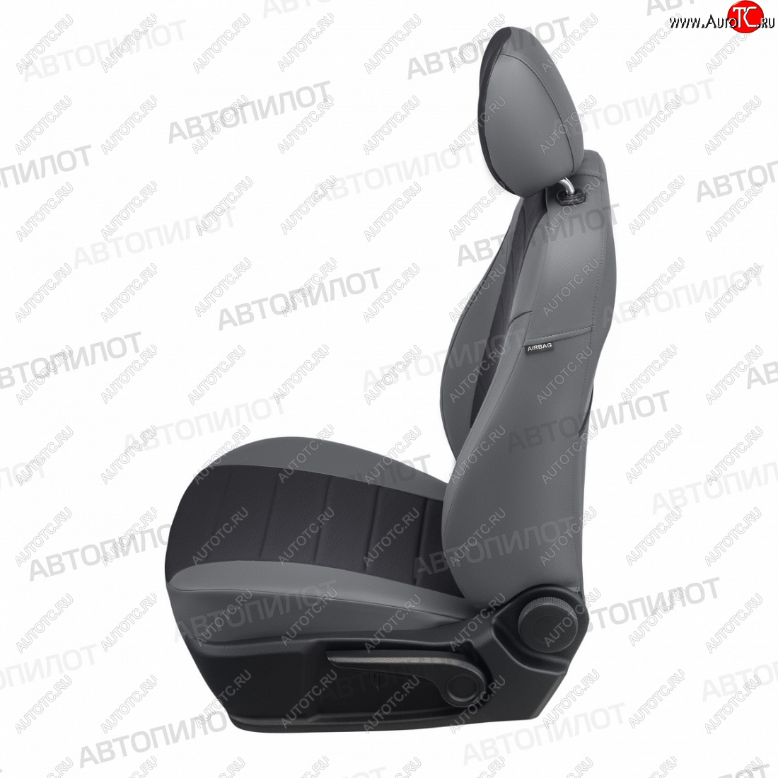 13 649 р. Чехлы сидений (экокожа) Автопилот  Daewoo Matiz ( M100,  M150,  M200,  M250,  M300) (1998-2016) дорестайлинг, рестайлинг (серый/черный)  с доставкой в г. Керчь