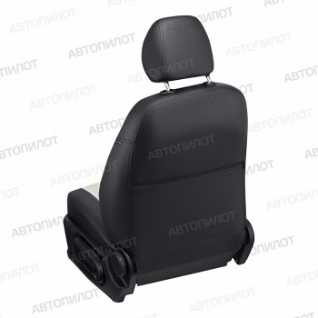 8 249 р. Чехлы сидений (экокожа) Автопилот Ford EcoSport дорестайлинг (2013-2019) (черный/белый)  с доставкой в г. Керчь. Увеличить фотографию 5
