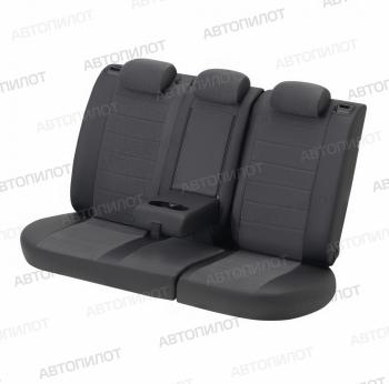 8 249 р. Чехлы на сиденья Велюр (к. Ambiente Trend экокожа) Автопилот Ford Focus 3 седан рестайлинг (2014-2019) (черный)  с доставкой в г. Керчь. Увеличить фотографию 5