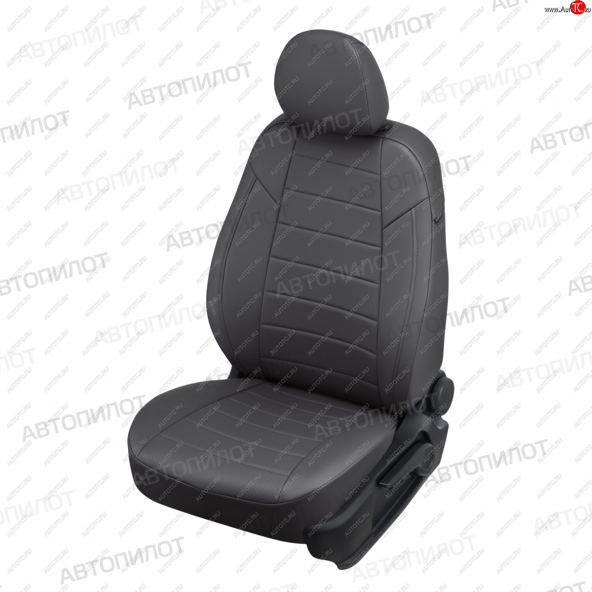 13 649 р. Чехлы сидений (5 мест, экокожа) Автопилот  Ford Galaxy  WGR (1995-2006) минивэн, дорестайлинг, минивэн рестайлинг (темно-серый)  с доставкой в г. Керчь