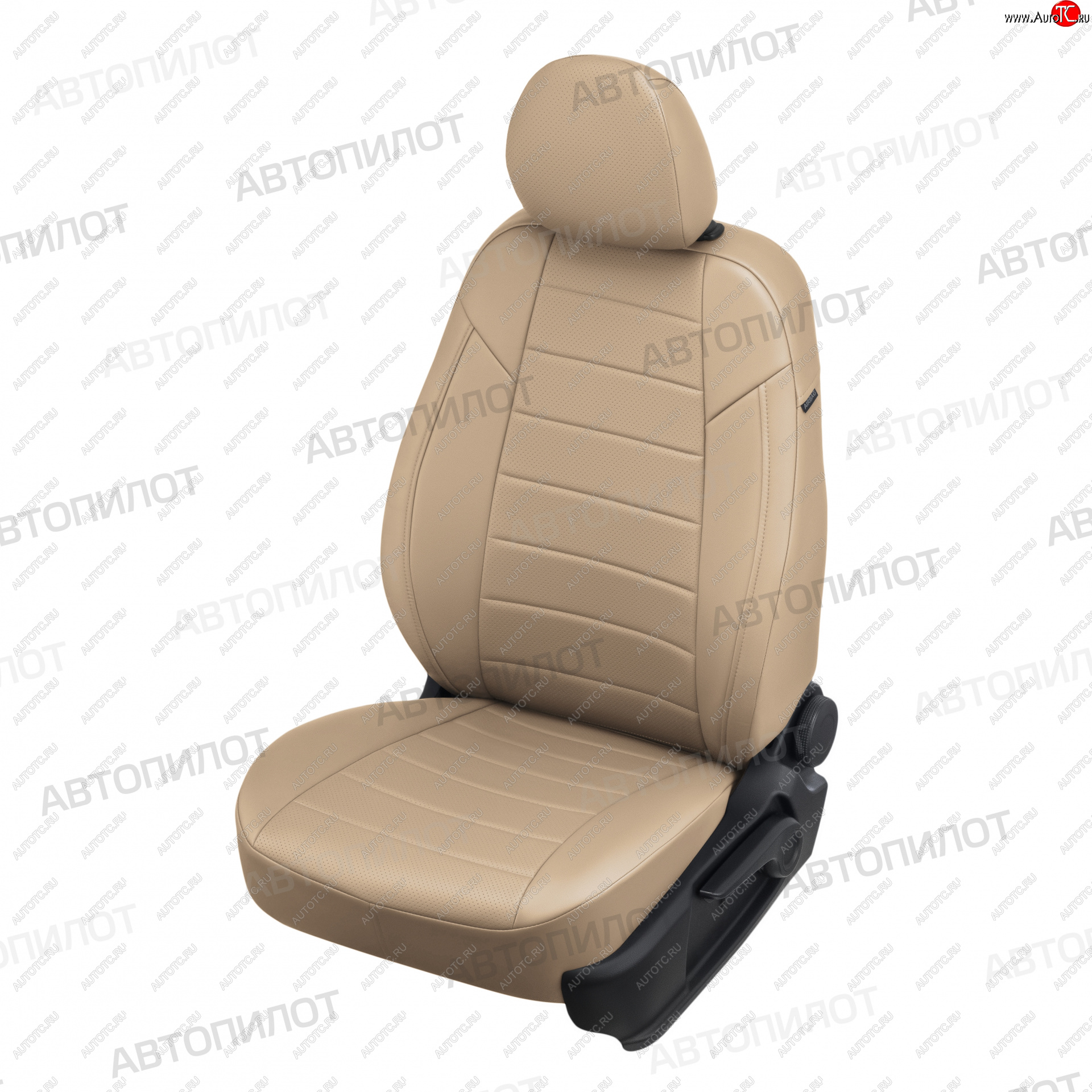 13 649 р. Чехлы сидений (5 мест, экокожа) Автопилот  Ford Galaxy  2 (2006-2015) дорестайлинг, рестайлинг (темно-бежевый)  с доставкой в г. Керчь