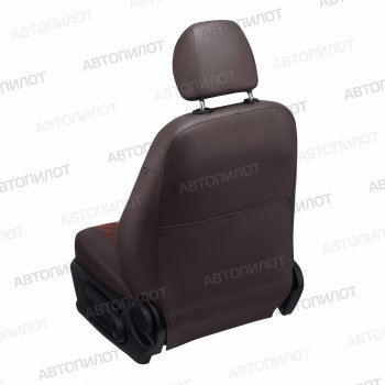 14 249 р. Чехлы сидений (Titanium, экокожа/алькантара) Автопилот Ромб  Ford Mondeo (2007-2014) Mk4,BD дорестайлинг, седан, Mk4,DG дорестайлинг, универсал, Mk4,BD рестайлинг, седан, Mk4,DG рестайлинг, универсал (шоколад)  с доставкой в г. Керчь. Увеличить фотографию 5