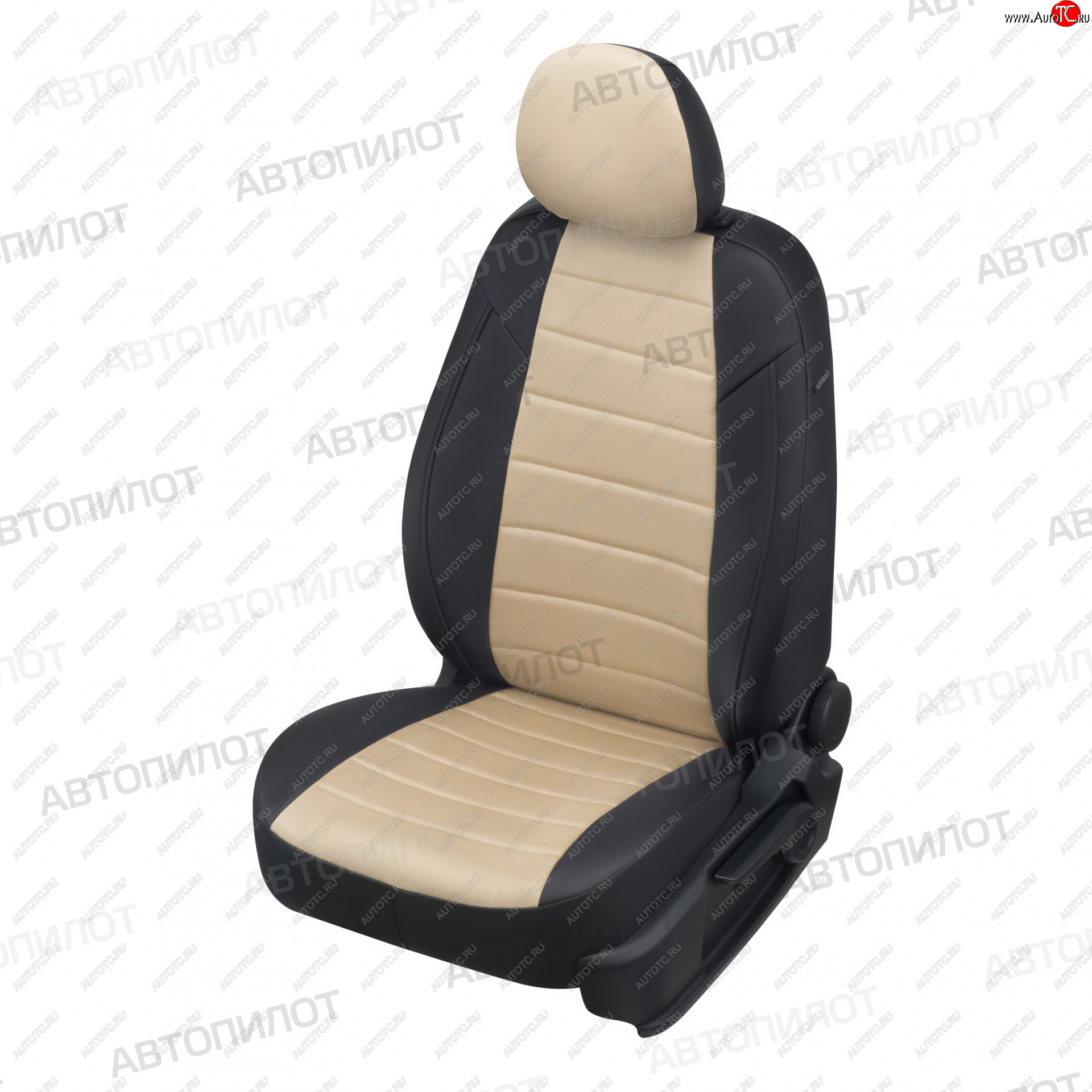 13 649 р. Чехлы сидений (Titanium, экокожа/алькантара) Автопилот  Ford Mondeo ( MK5 CD391,  MK5,CD391) (2014-2025) дорестайлинг седан, дорестайлинг универсал, рестайлинг универсал, рестайлинг, седан (черный/бежевый)  с доставкой в г. Керчь