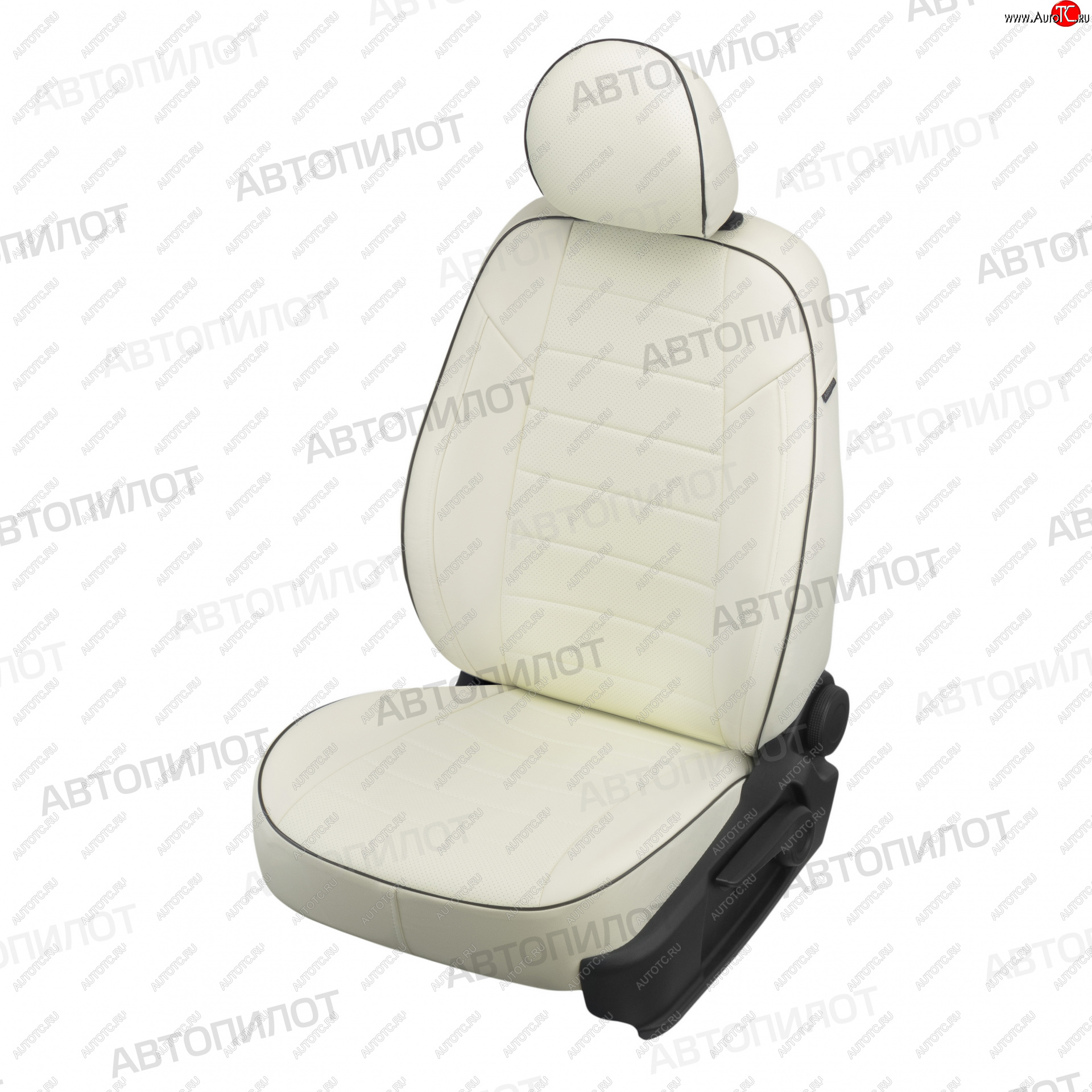 13 649 р. Чехлы сидений (экокожа) Автопилот Ford S-Max 1 дорестайлинг (2006-2010) (белый)  с доставкой в г. Керчь