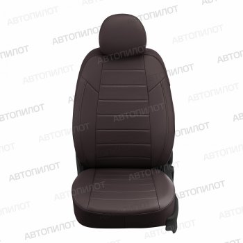 21 599 р. Чехлы на сиденья Экокожа (9 мест экокожа) Автопилот Ford Transit цельнометаллический фургон (2014-2022) (шоколад)  с доставкой в г. Керчь. Увеличить фотографию 3