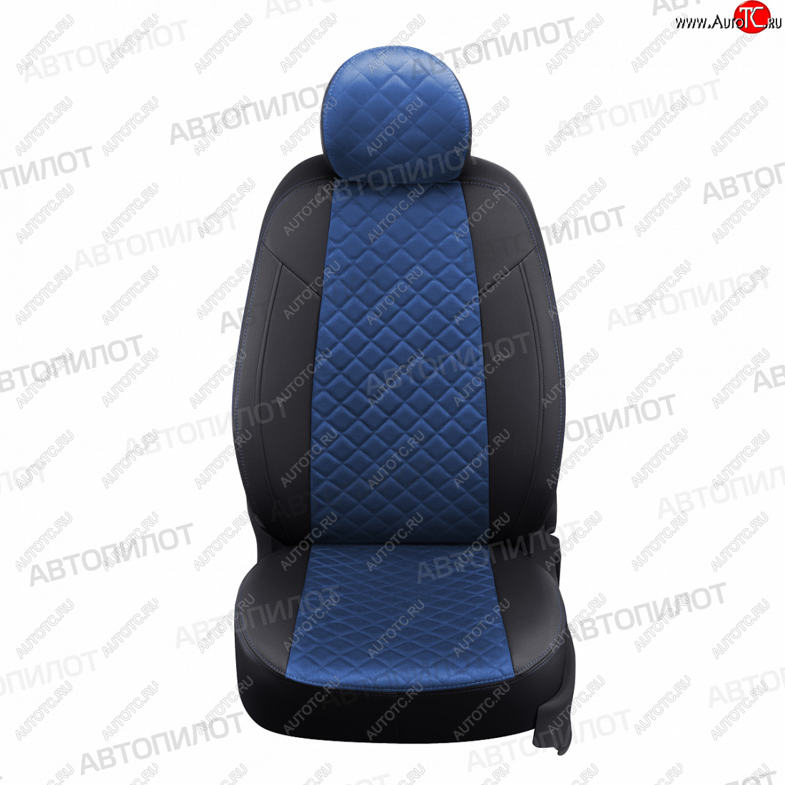 14 449 р. Чехлы сидений (экокожа/алькантара, Comfort) Автопилот Ромб  Haval H9 (2019-2021) 2-ой рестайлинг (черный/синий)  с доставкой в г. Керчь