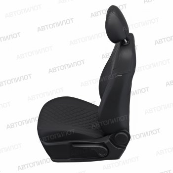 8 499 р. Чехлы сидений (экокожа, зад. сид. 40/60) Автопилот Ромб Hyundai Getz TB хэтчбэк 5 дв. рестайлинг (2005-2010) (черный)  с доставкой в г. Керчь. Увеличить фотографию 2
