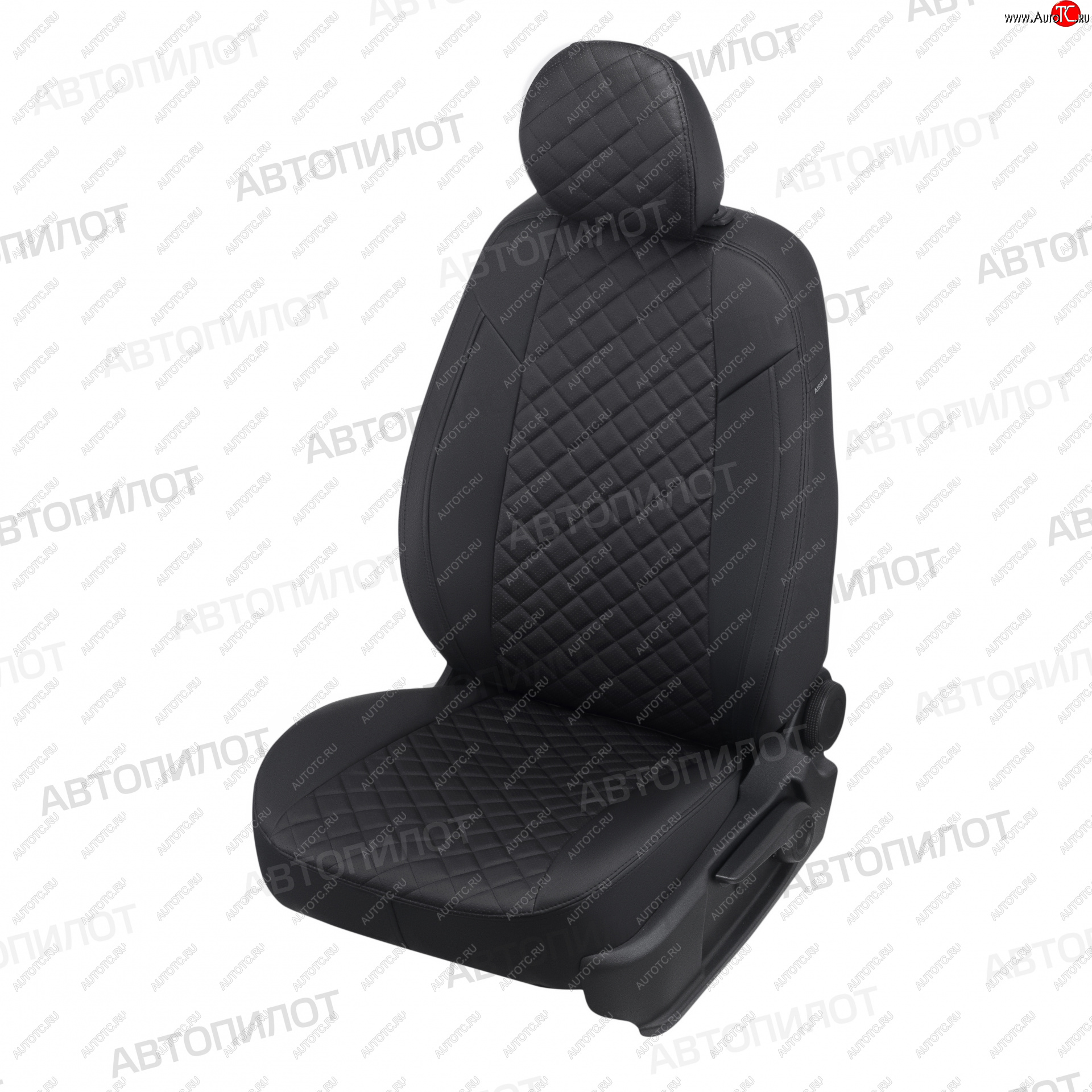 8 499 р. Чехлы сидений (экокожа, зад. сид. 40/60) Автопилот Ромб Hyundai Getz TB хэтчбэк 5 дв. рестайлинг (2005-2010) (черный)  с доставкой в г. Керчь